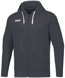 JAKO Hooded Jacket Base Junior - Jas met kap Base Grijs - 164