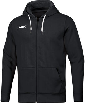 JAKO Hooded Jacket Base - Zwart - Heren - maat  XL