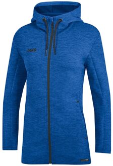 JAKO Hooded Jacket Premium Woman - Jas met kap Premium Basics Blauw - 38