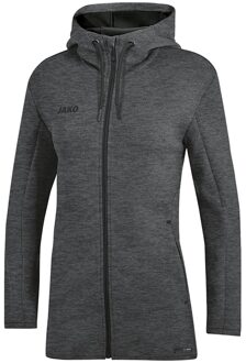 JAKO Hooded Jacket Premium Woman - Jas met kap Premium Basics Grijs - 34
