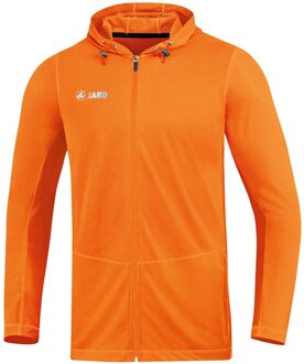 JAKO Hooded Jacket Run 2.0 - Jas met kap Run 2.0 Oranje - XL