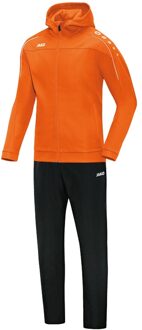 JAKO Hooded Leisure Suit Classico - Vrijetijdspak met kap Classico Oranje - XL