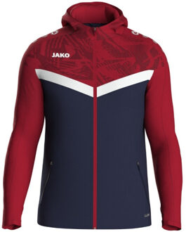 JAKO Jas met kap iconic kindermaten 6824k-901 - maat 164 Blauw
