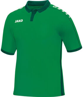 JAKO Jersey Derby S/S - wit/zilvergrijs - Maat XXL