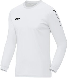 JAKO Jersey Team L/S Junior - Wit - Kinderen - maat  116