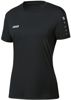 JAKO Jersey Team Women S/S - Zwart - Dames - maat  42