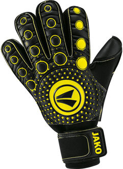 JAKO Keepershandschoenen Keeperhandschoen medi protection Zwart/fluo geel - 11,5
