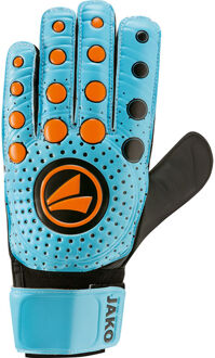 JAKO Keepershandschoenen Keeperhandschoen protect 3.0 Lichtblauw/zwart/oranje - 4