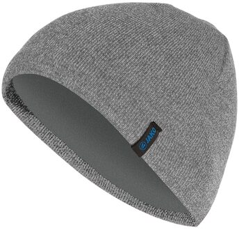 JAKO Knitted Beanie - Fleece Binnenvoering Grijs - Senior