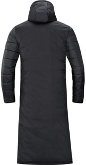 JAKO Lange mantel team 7105-08 Zwart - XL