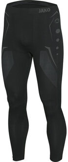 JAKO Long Tight Comfort Junior Sportbroek performance - Maat 140  - Unisex - zwart Maat 140/152