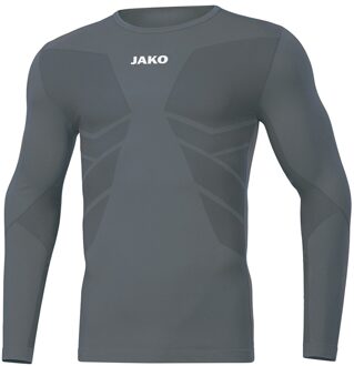 JAKO Longsleeve Comfort 2.0 Junior - Shirt Comfort 2.0 Grijs - 3XS