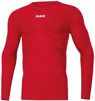 JAKO Longsleeve Comfort 2.0 Junior - Shirt Comfort 2.0 Rood - 3XS