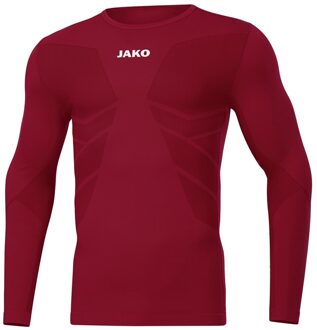 JAKO Longsleeve Comfort 2.0 Junior - Shirt Comfort 2.0 Rood - XS