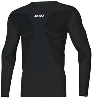 JAKO Longsleeve Comfort 2.0 Junior - Shirt Comfort 2.0 Zwart - 3XS