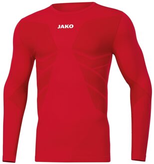 JAKO Longsleeve Comfort 2.0 - Shirt Comfort 2.0 Rood - XXL
