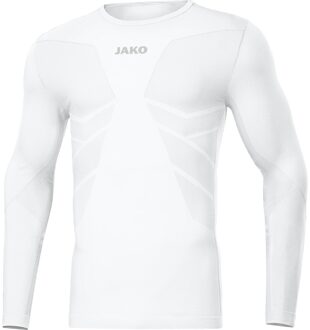 JAKO Longsleeve Comfort 2.0 Wit Maat S