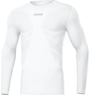 JAKO Longsleeve comfort gerecycled 6456-000 - maat XXL Wit