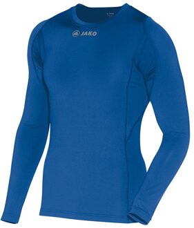 JAKO Longsleeve Compression Senior - Sportshirt Heren Blauw - M