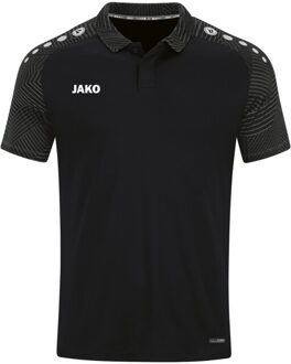 JAKO Performance Polo Senior zwart - grijs - M