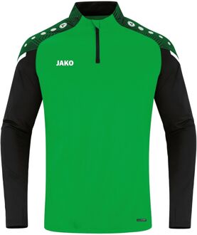 JAKO Performance Trainingssweater Junior groen - zwart - 128