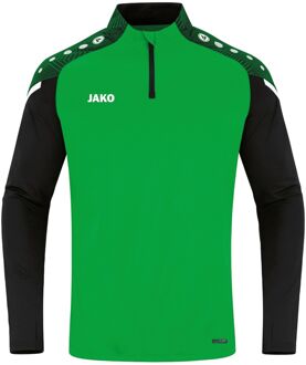 JAKO Performance Trainingssweater Junior groen - zwart - 152