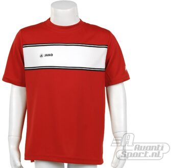 JAKO Player Junior - Voetbalshirt - Kinderen - Maat 116 - Rood/Wit