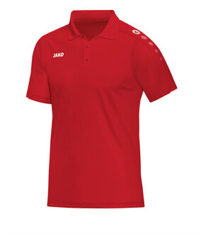 JAKO Polo classico 6350-01 Rood - S