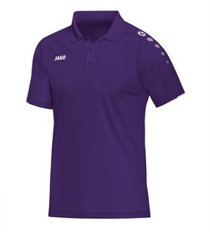 JAKO Polo Classico Paars-Wit Maat 4XL