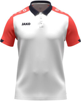 JAKO Polo dynamic kindermaten 6370k-026 - maat 164 Wit