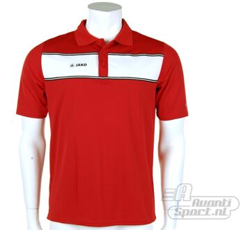 JAKO Polo Player - Sportpolo -  Heren - Maat S - Red;White