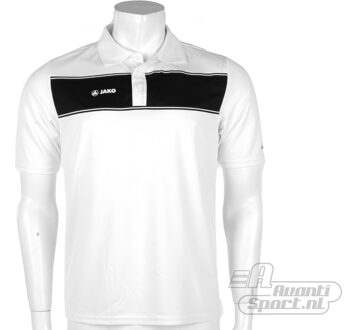 JAKO Polo Player - Sportpolo -  Heren - Maat S - White;Black