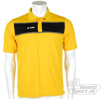 JAKO Polo Player - Sportpolo -  Heren - Maat S - Yellow;Black