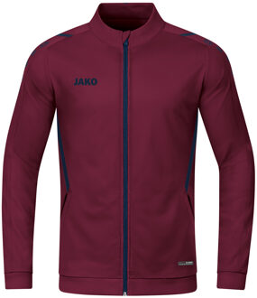 JAKO Polyester Jacket Challenge - Donkerrood Trainingsjack Bordeaux - S
