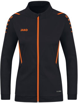 JAKO Polyester Jacket Challenge Women - Trainingsjack Zwart - 40