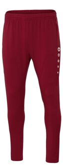 JAKO Premium  Sportbroek - Maat 128  - Unisex - donker rood