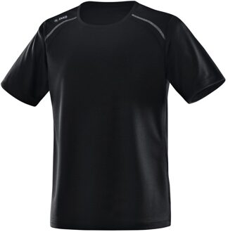 JAKO Run Hardloopshirt Unisex - Shirts  - zwart - S