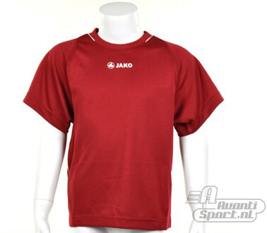 JAKO Shirt Fire KM - Sportshirt - Kinderen - Maat 116 - Donker Rood