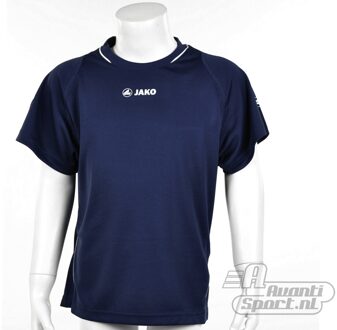 JAKO Shirt Fire KM - Sportshirt - Kinderen - Maat 116 - Navy