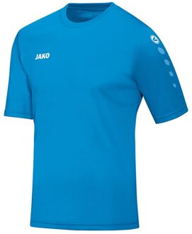 JAKO Shirt Team S/S JR - Blauw Kinder Shirt - 128