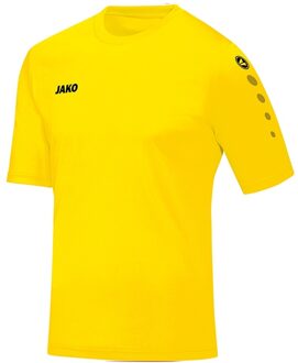 JAKO Shirt Team S/S JR - Junior Shirt Geel - 128