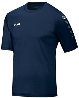 JAKO Shirt Team S/S JR - Polyester Shirt Blauw - 104