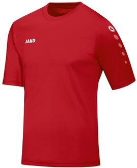 JAKO Shirt Team S/S JR - Rood Kindershirt - 152