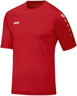 JAKO Shirt Team S/S JR - Rood Kindershirt - 152