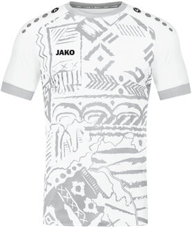 JAKO Shirt Tropicana MC - Voetbalshirt Kinderen Wit - 164