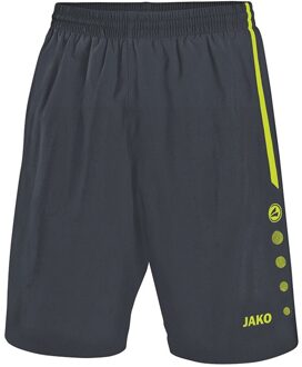 JAKO Shorts Turin - antraciet/lime - Maat 116