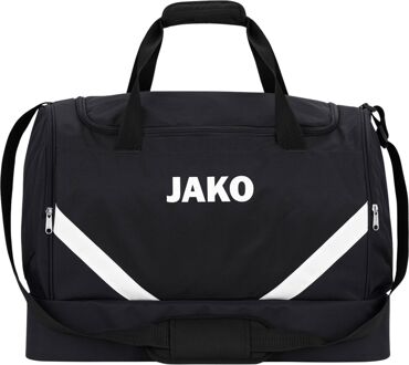 JAKO Sports Bag Iconic with Bottom Compartment Bambini - Zwarte Tas