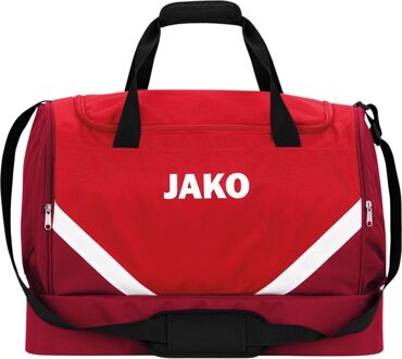 JAKO Sports Bag Iconic with Bottom Compartment Junior - Rode Tas Rood