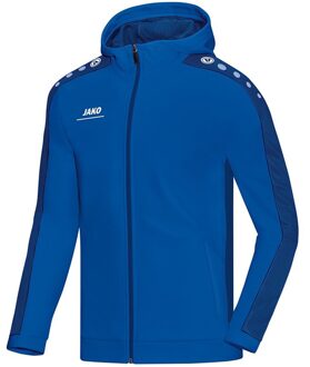 JAKO Striker Jas met Capuchon - Jassen  - blauw kobalt - 4XL