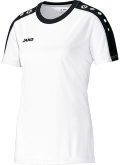 JAKO Striker Shirt Korte Mouw - Marine / Wit | Maat: L